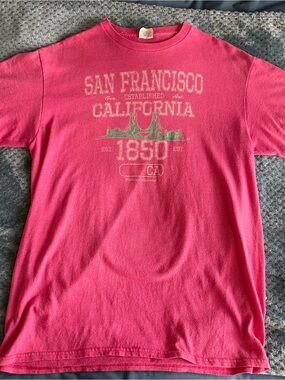 Delta Pink San Francisco California 1850 Graphic Tee
